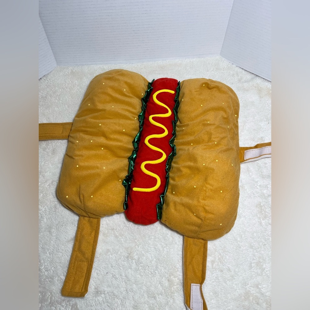 Hot Dog Costume for Dogs - Red and Tan